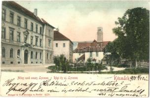 Késmárk, Kezmarok; Régi és Új Lyceum / old and new lyceum (apró tűnyomok / small pinholes)