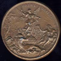 1717. "Temesvár és Belgrád" bevétele Br plakett szign.:Ottone Hamerani igen jó minőségű galvanó másolat az eredeti RRR!!! T:1