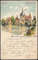 Budapest XIV. - 5 db régi képeslap egy lithoval / 5 old postcards with one litho