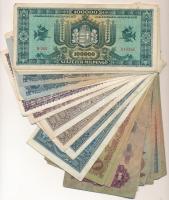 30db-os vegyes pengő bankjegy tétel T:III,III-