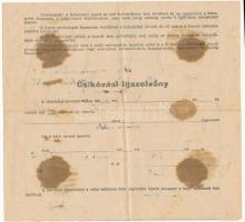 1953 Fedeztetési jegy, Jánoshalma