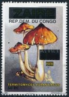 Mushroom overprinted stamps, Gomba felülnyomott bélyeg