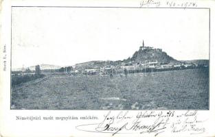 1904 Németújvár, Güssing; a vasút megnyitásának emlékére, kiadja Storch Ede / memorial card for the opening of the railway (EK)