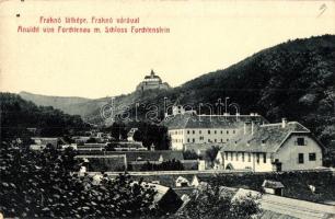Fraknó, Forchtenstein; vár, kiadja Schön Samu / castle (EK)