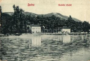 Zsolna, Zilina; Budatini részlet folyóval, W. L. Bp. 5848. / riverside (kopott sarkak / worn edges)