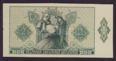 1940. 2P csak hátlapi nyomat bal oldali illesztőponttal T:I