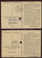 1946. Teljes pénztárjegy sor 10.000AP T:I, 100.000AP T:I-, 1000.000AP T:II, 10.000.000AP T:II+ csak ...