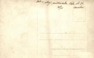 1917 Első Világháborús K.u.K. katonai lap, 30,5 cm-es üteg működése Csernicanál / WWI K.u.K. militar...