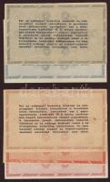 1946. Adópengő tétel 10.000AP (5x) variánsokkal, 50.000AP (3x), 100.000AP (5x) variánsokkal, 500.000...