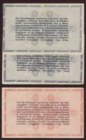 1946. Adópengő tétel 10.000AP (2x), 50.000AP 2klf variáns, 100.000AP (3x), 500.000AP (2x), 1000.000A...