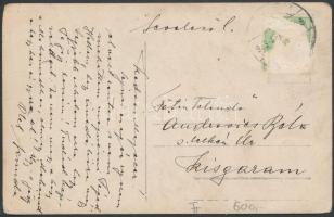 cca 1900-1910 Aratás cséplőgéppel, fotólap, 13.5x8.5 cm