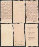 cca 1910-1920 10 db litho szentkép