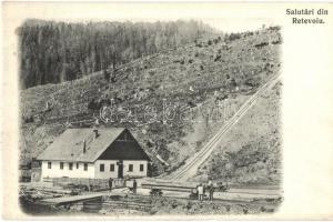 Retevoi, Saw mill with funicular (cut)