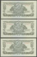 1944. "V.H."-tétel 1P (1x), 2P (2x), 5P (3x), 10P (3x), 20P (2x), 50P (7x), 100P (1x) össz...
