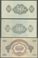 1944. "V.H."-tétel 1P (1x), 2P (2x), 5P (3x), 10P (3x), 20P (2x), 50P (7x), 100P (1x) össz...