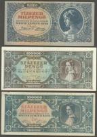 1930-1946. Pengő tétel 24klf benne jobbakkal T:I-,II+ Csak egyszer hajtott! (többsége)