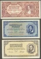 1930-1946. Pengő tétel 24klf benne jobbakkal T:I-,II+ Csak egyszer hajtott! (többsége)