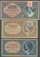 1930-1946. Pengő tétel 18klf benne jobbakkal T:I-,II+ Csak egyszer hajtott! (többsége)