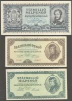 1930-1946. Pengő tétel 18klf benne jobbakkal T:I-,II+ Csak egyszer hajtott! (többsége)