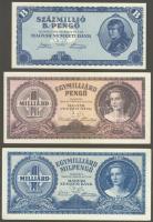 1930-1946. Pengő tétel 18klf benne jobbakkal T:I-,II+ Csak egyszer hajtott! (többsége)