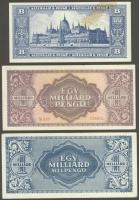 1930-1946. Pengő tétel 18klf benne jobbakkal T:I-,II+ Csak egyszer hajtott! (többsége)