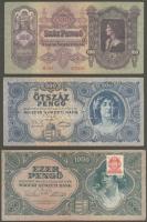 1930-1946. Pengő tétel 12klf T:I-,II+ Csak egyszer hajtott! (többsége)