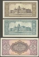 1930-46. Kis pengő tétel duplákkal 12db (9klf) T:II+,II