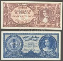 1945-46. Infla tétel 11db (7klf) T:I,I-