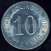 Német Birodalom/Weimari Köztársaság/városi szükségpénz/Solingen 1919. 10Pf T:2