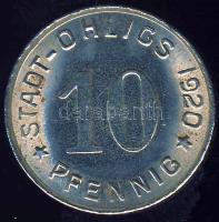 Német Birodalom/Weimari Köztársaság/városi szükségpénz/Ohligs 1920. 10Pf T:2