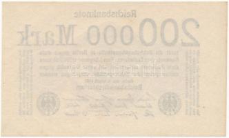 Németország / Weimari Köztársaság 1923. 200.000M T:I-
Germany / Weimar Republic 1923. 200.000 Mark ...