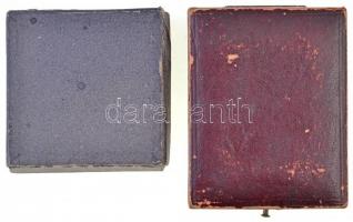 1841. Német fém emlékérem (45mm) + DN "Literis et artibus - Művészetekért" díjérem aranyoz...