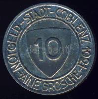 Német Birodalom/Weimari Köztársaság/városi szükségpénz/Coblenz 1921. 10Pf T:2