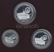 Jugoszlávia 1980. 500D Ag + 1000D Ag + 1500D Ag "Vukovári-Kongresszus-Tito" sor T:PP Erede...