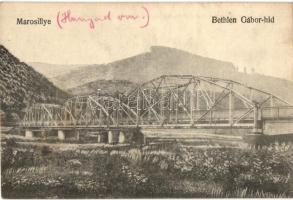 Marosillye, Ilia; Bethlen Gábor híd / bridge (fl)