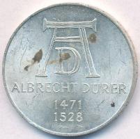 NSZK 1971D 5M Ag "Albrecht Dürer" T:2 kis ph., fo.
FRG 1971D 5 Mark Ag "Albrecht Dür...