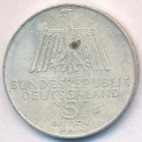 NSZK 1971D 5M Ag "Albrecht Dürer" T:2,2- kis ph., fo.
FRG 1971D 5 Mark Ag "Albrecht ...