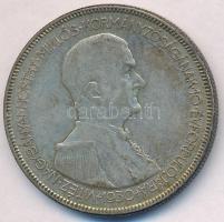 1930. 5P Ag "Horthy jobbra" T:2-,3 patina