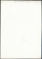 cca 1934 Kinszki Imre (1901-1945) makrofotó 6x nagyításban, feliratozott vintage fotóművészeti alkot...