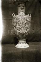 cca 1950 Badár Balázs mezőtúri fazekas fénykép hagyatékából 21 db negatív és pozitív kép, 6x4 cm és ...
