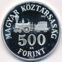 1991. 500Ft Ag "Széchenyi István" T:PP enyhe felületi karc
