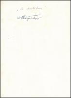 cca 1951 Dr. Csörgeő Tibor (1896-1968): A kritikus, aláírt vintage fotóművészeti alkotás a szerző ha...