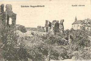 Nagyszőlős, Vynohradiv; Kankó várrom / castle ruins