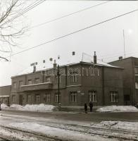 1971 Budapesti épületek, 8 db pontos címmel ellátott, szabadon felhasználható vintage negatív a hely...
