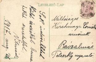 Nagyszombat, Trnava; Inválidus templom, Rokkantak háza, "1894 Wien" hamis felbélyegzéssel ...