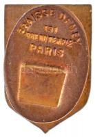 Egyiptom DN "Egyiptomi Lawn Tennis Szövetség" zománcozott fém gomblyukjelvény, hátoldalán ...