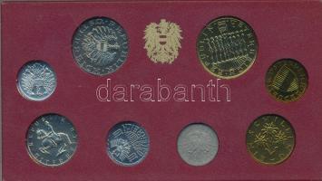 Ausztria 1993. 5g-20Sch (8xklf) forgalmi sor, eredeti műanyag tokban T:1
Austria 1993. 5 Groschen -...