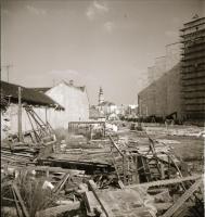 cca 1972 Kecskemét, Árpád város bontása, 12 db szabadon felhasználható vintage negatív, 6x6 cm