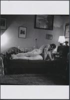 cca 1935 Egy esős vasárnap délután, 3 db korabeli vintage negatívról készült mai nagyítások, 25x18 c...