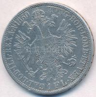 Ausztria 1860A 1Fl Ag "Ferenc József" T:2-
Austria 1860A 1 Florin Ag "Franz Joseph&q...